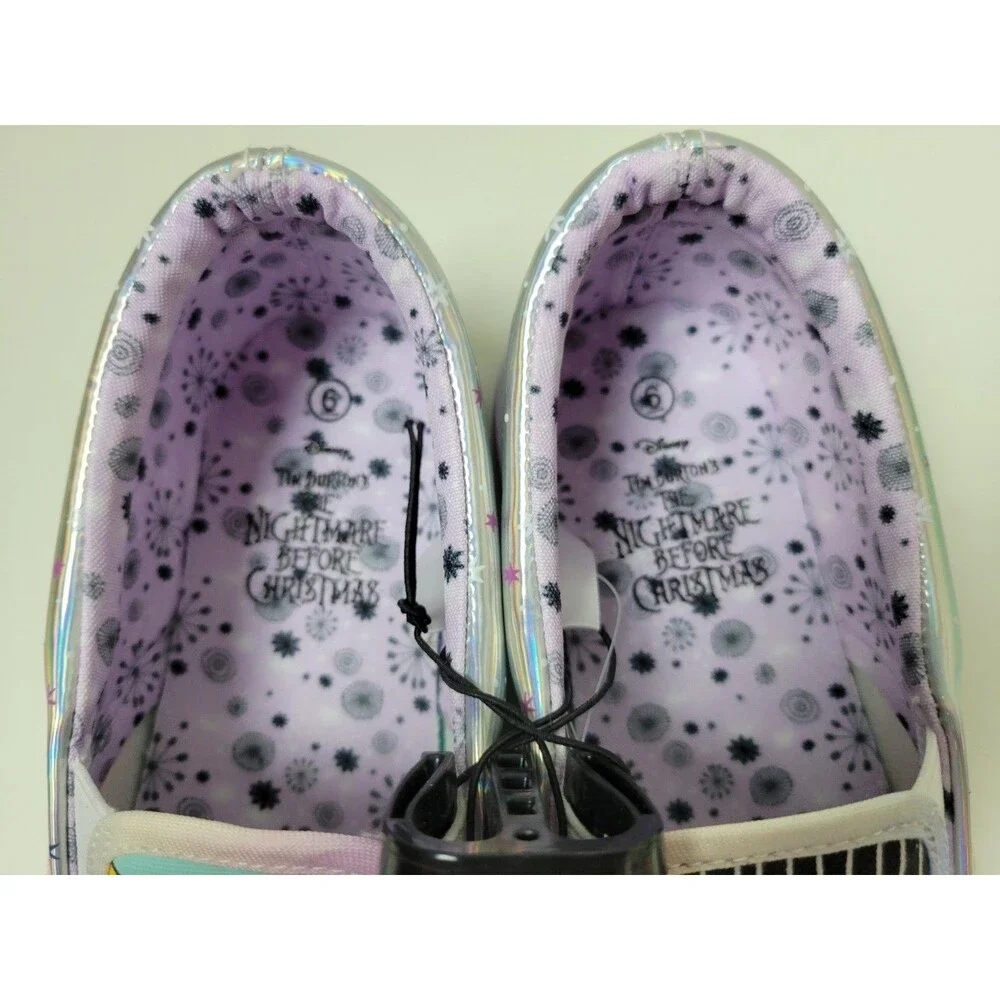 NWT Disney Ground Up Nightmare Before Christmas Sneakers Jack‎ Sally Sz 6